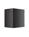 LANBERG Szafa wisząca rack 19inch 12U 600x450 drzwi perforowane czarna flat pack - nr 11