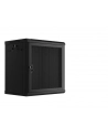 LANBERG Szafa wisząca rack 19inch 12U 600x450 drzwi perforowane czarna flat pack - nr 16