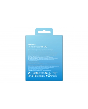 SAMSUNG Portable SSD T5 EVO 4TB USB 3.2 Gen 1 Kolor: CZARNY