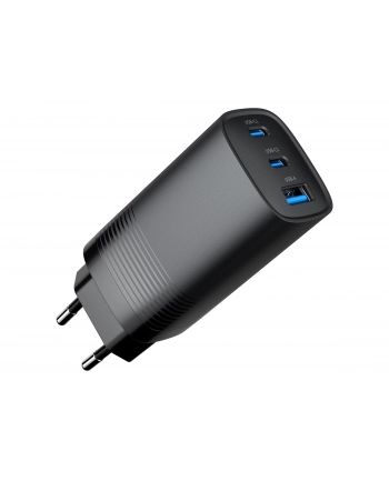 GEMBIRD Szybka ładowarka Power Delivery USB typu C 3x USB 65W czarna