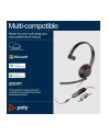 hp inc. HP Poly Blackwire 5210 Monaural USB-C Headset +3.5mm Plug +USB-C/A Adapter - nr 16