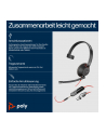 hp inc. HP Poly Blackwire 5210 Monaural USB-C Headset +3.5mm Plug +USB-C/A Adapter - nr 7