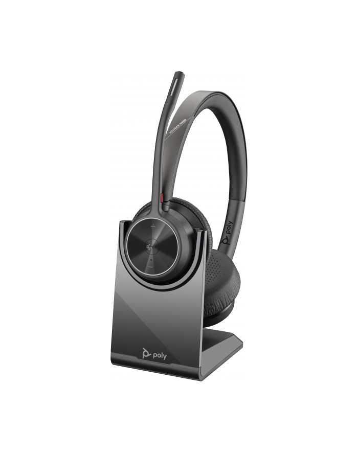 hp inc. HP Poly Voyager 4320 Microsoft Teams Certified Headset +BT700 dongle +Charging Stand główny