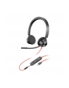 hp inc. HP Poly Blackwire 3325 Stereo USB-C Headset +3.5mm Plug +USB-C/A Adapter - nr 3