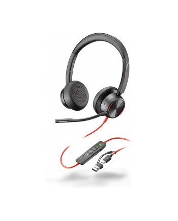 hp inc. HP Poly Blackwire 8225 Stereo USB-C Headset +USB-C/A Adapter