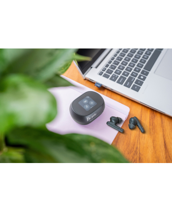 hp inc. HP Poly Voyager Free 60+ UC M Carbon Black Earbuds +BT700 USB-C Adapter +Touchscreen Charge Case nr 1