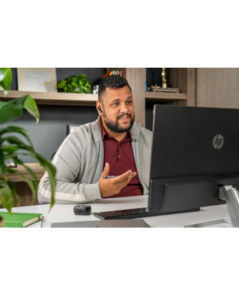 hp inc. HP Poly Voyager Free 60+ UC M Carbon Black Earbuds +BT700 USB-C Adapter +Touchscreen Charge Case nr 2