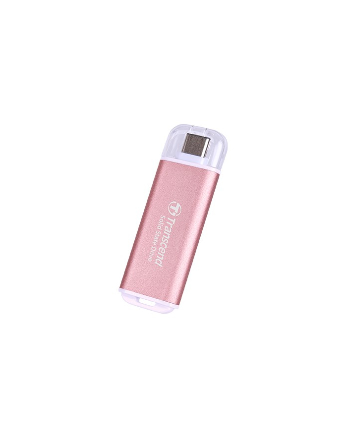 TRANSCEND ESD300P 500GB External SSD USB 10Gbps Type C Pink główny