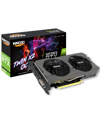 INNO3D GeForce RTX3050 Twin X2 OC V2 8GB GDDR6 1xDP 1xHDMI 1xDVI