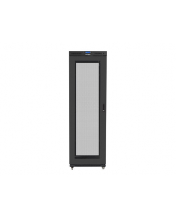 LANBERG Szafa stojąca rack 19inch 47U 800x1000 drzwi perforowane LCD flat pack czarna