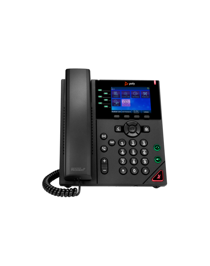 hp inc. HP Poly VVX 350 6-Line IP Phone and PoE-enabled główny