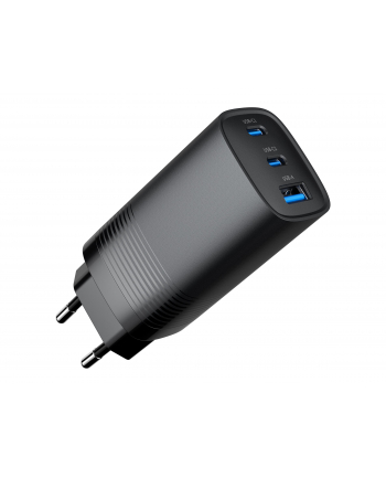 GEMBIRD Szybka ładowarka Power Delivery USB typu C 3x USB 65W czarna