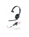 hp inc. HP Poly Blackwire 5210 Monaural USB-C Headset +3.5mm Plug +USB-C/A Adapter - nr 12