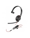 hp inc. HP Poly Blackwire 5210 Monaural USB-C Headset +3.5mm Plug +USB-C/A Adapter - nr 13