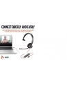 hp inc. HP Poly Blackwire 3310 Monaural USB-C Headset +USB-C/A Adapter - nr 17