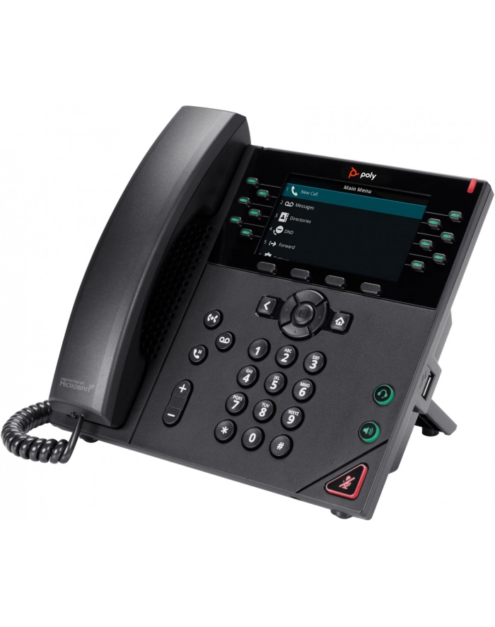hp inc. HP Poly VVX 450 12-Line IP Phone and PoE-enabled WW główny