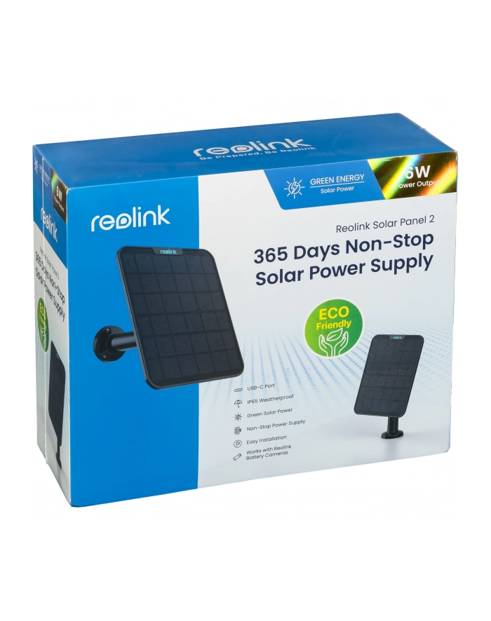 Reolink Panel Solarny 2 6 W Czarny główny