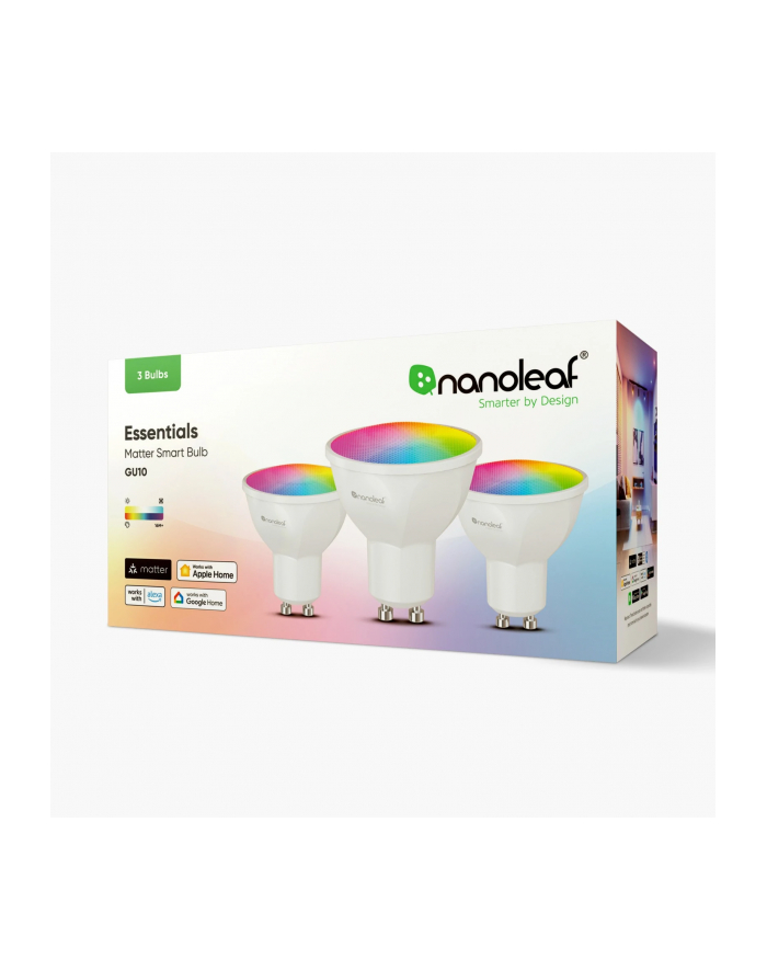 Nanoleaf Essentials Smart Bulbs GU10 Matter 3szt. (NF080B023GU10) główny