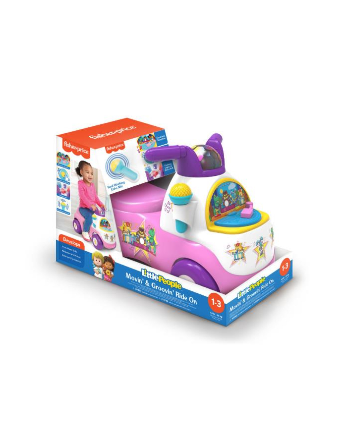pulio Jeździk Fisher Price disco różowy 508371 główny