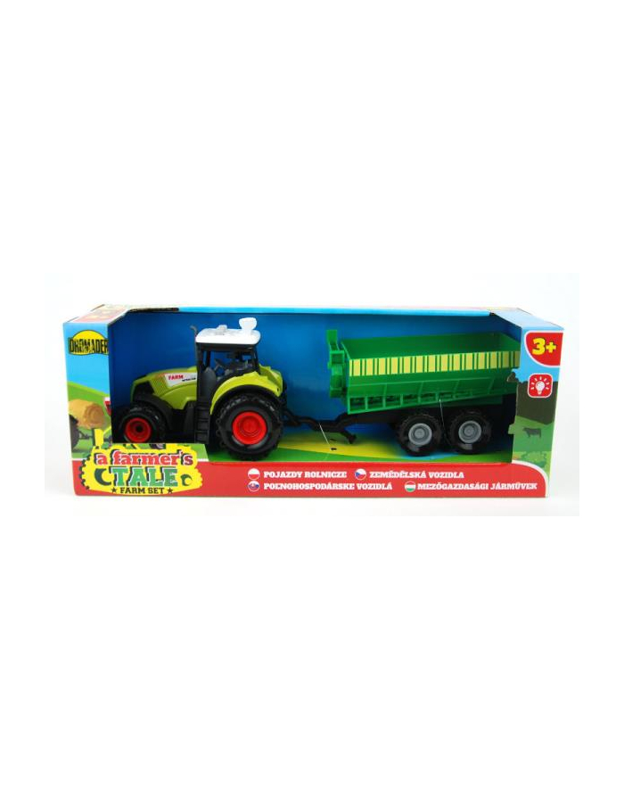 dromader Traktor z przyczepą w pudełku (dźwięki) 030454 główny