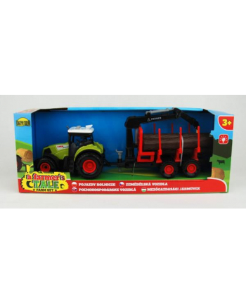 dromader Traktor z przyczepą w pudełku (dźwięki) 030522