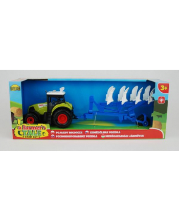 dromader Traktor z przyczepą w pudełku (dźwięki) 030539