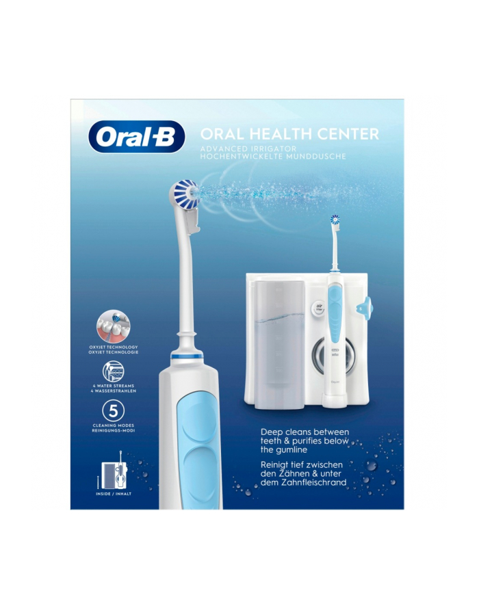 Braun Oral-B OxyJet cleaning system - oral irrigator, oral care (Kolor: BIAŁY/blue) główny