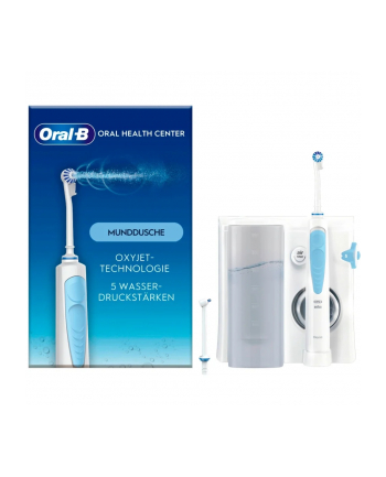Braun Oral-B OxyJet cleaning system - oral irrigator, oral care (Kolor: BIAŁY/blue)
