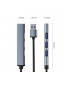 qoltec HUB adapter USB 3.0 4w1 | USB 3.0 | 3x USB 2.0 - nr 3