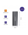 qoltec Obudowa | kieszeń NV2271 na dysk M.2 SSD | SATA | NVMe | USB-C | 2TB - nr 26