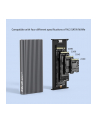 qoltec Obudowa | kieszeń na dysk M.2 SSD | SATA | NVMe | RGB LED | USB-C| 4TB - nr 6