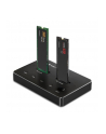 qoltec Stacja dokująca dysków SSD M.2 | NVMe | SATA | USB-C | DUAL 2 x  2TB - nr 1