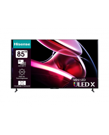 Hisense 85UXKQ - 85 - Kolor: CZARNY, UltraHD/4K, triple tuner, AMD Free-Sync, 120Hz panel