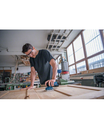 bosch powertools Bosch cordless orbital sander GSS 12V-13 Professional solo (blue/Kolor: CZARNY, without battery and charger, in L-BOXX, 3 sanding plates)
