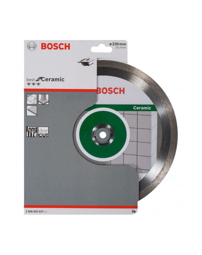 bosch powertools Bosch diamond cutting disc Best for Ceramic, 230mm (bore 25.4mm) główny