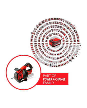 Einhell cordless pipe cleaning device TE-DA 18/760 Li-Solo (red/Kolor: CZARNY, without battery and charger)