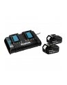 Makita Power Source Kit 18V 6Ah, set (Kolor: CZARNY, 2x battery BL1860B, 1x charger DC18RD) - nr 1