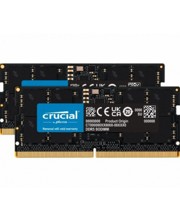 crucial Pamięć do notebooka DDR5 SODIMM  64GB(2*32) /5200 CL42 (16Gbit)