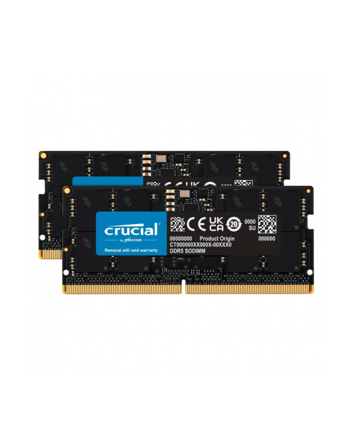 crucial Pamięć do notebooka DDR5 SODIMM  96GB(2*48) /5600 CL46 (16Gbit) główny