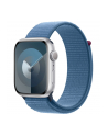 Apple Watch Series 9, Smartwatch (silver/blue, aluminum, 45 mm, Sport Loop) - nr 2