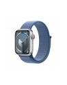 Apple Watch Series 9, Smartwatch (silver/blue, aluminum, 41 mm, Sport Loop, Cellular) - nr 1