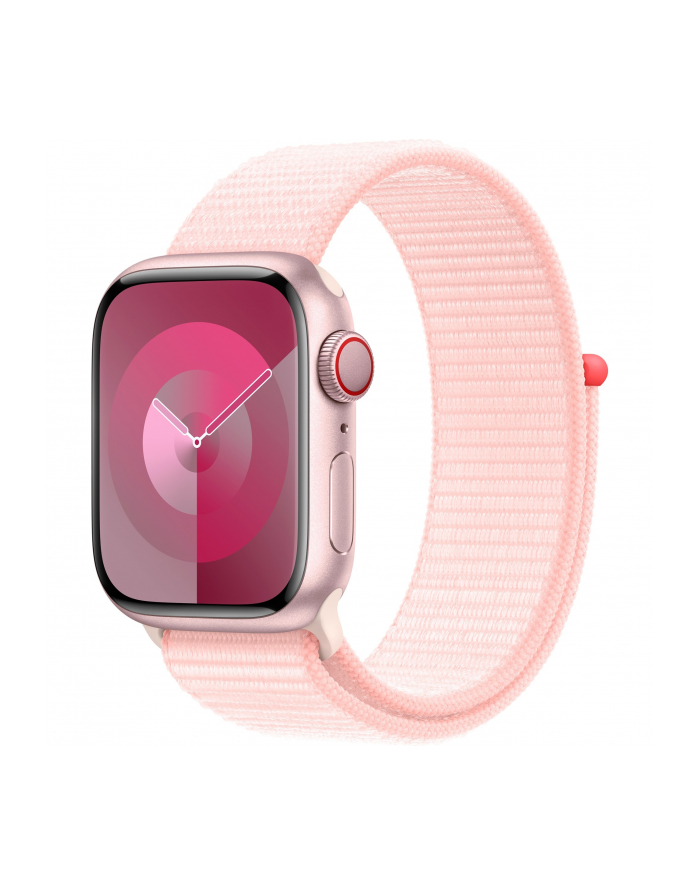 Apple Watch Series 9, Smartwatch (pink/rosé, aluminum, 41 mm, Sport Loop, Cellular) główny