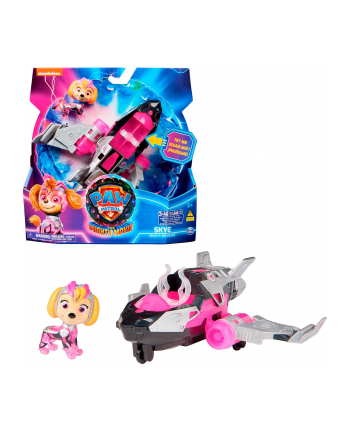 spinmaster Spin Master Paw Patrol Mighty movie - basic vehicle from Skye with puppy figure, toy vehicle