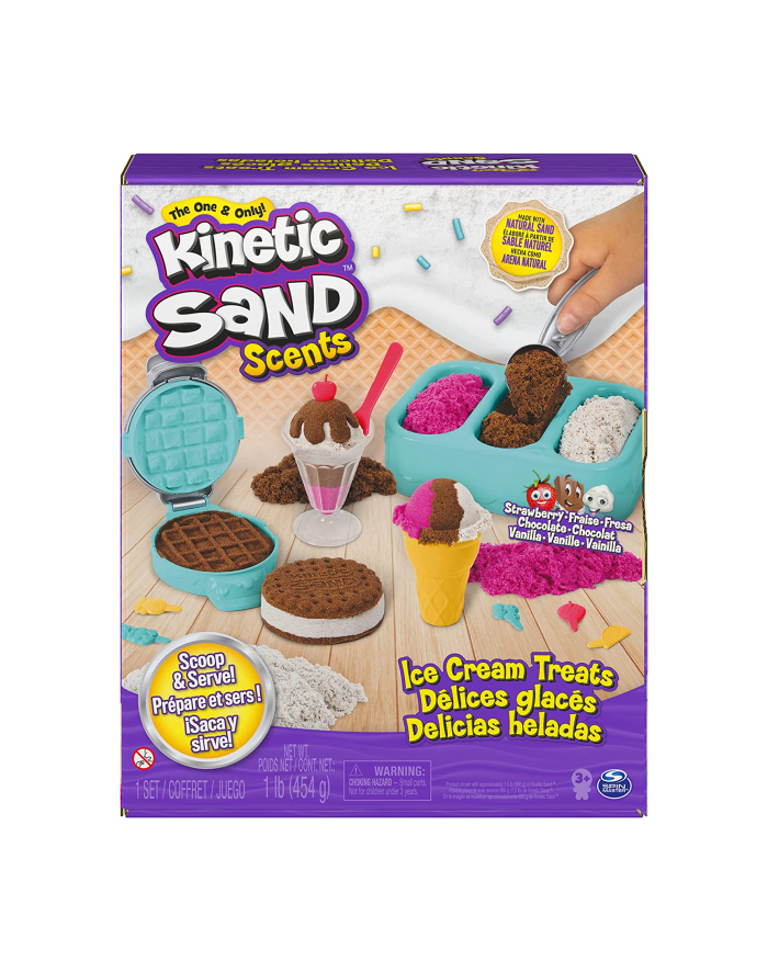 spinmaster Spin Master Kinetic Sand - ice cream set with scented sand, play sand (510 grams) główny