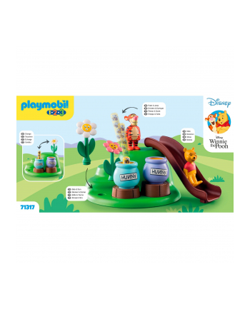 PLAYMOBIL 71317 1.2.3 ' Disney: Winnies ' Tiggers Bee Garden, construction toy