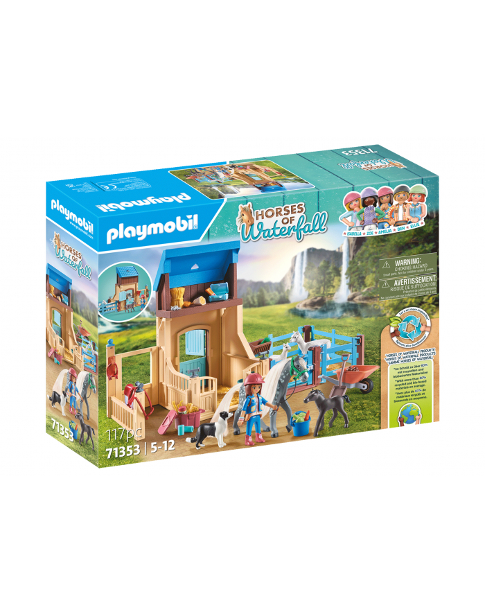 PLAYMOBIL 71353 Horses of Waterfall Amelia ' Whisper with horse box, construction toy główny