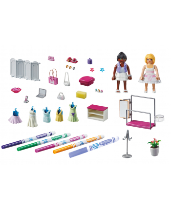 PLAYMOBIL 71372 Color Fashion Boutique, construction toy