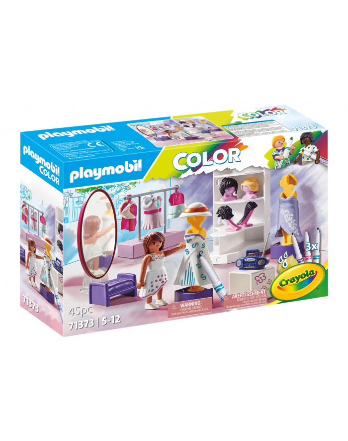 PLAYMOBIL 71373 Color Fashion Design Set, construction toy główny