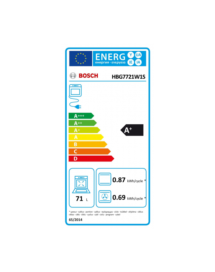 Bosch HBG7721W1S główny