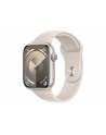 Apple Watch Series 9 GPS Koperta 41mm Z Aluminium W Kolorze Księżycowej Poświaty Z Paskiem Sportowym W Kolorze Księżycowej Poświaty (MR973ET/A) - nr 1